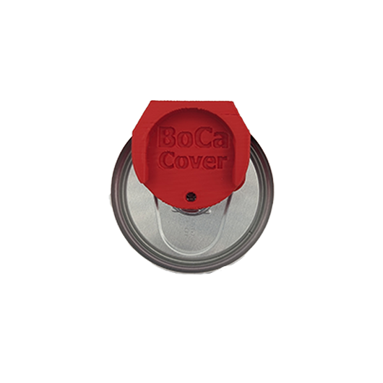 BoCaCover on a can
